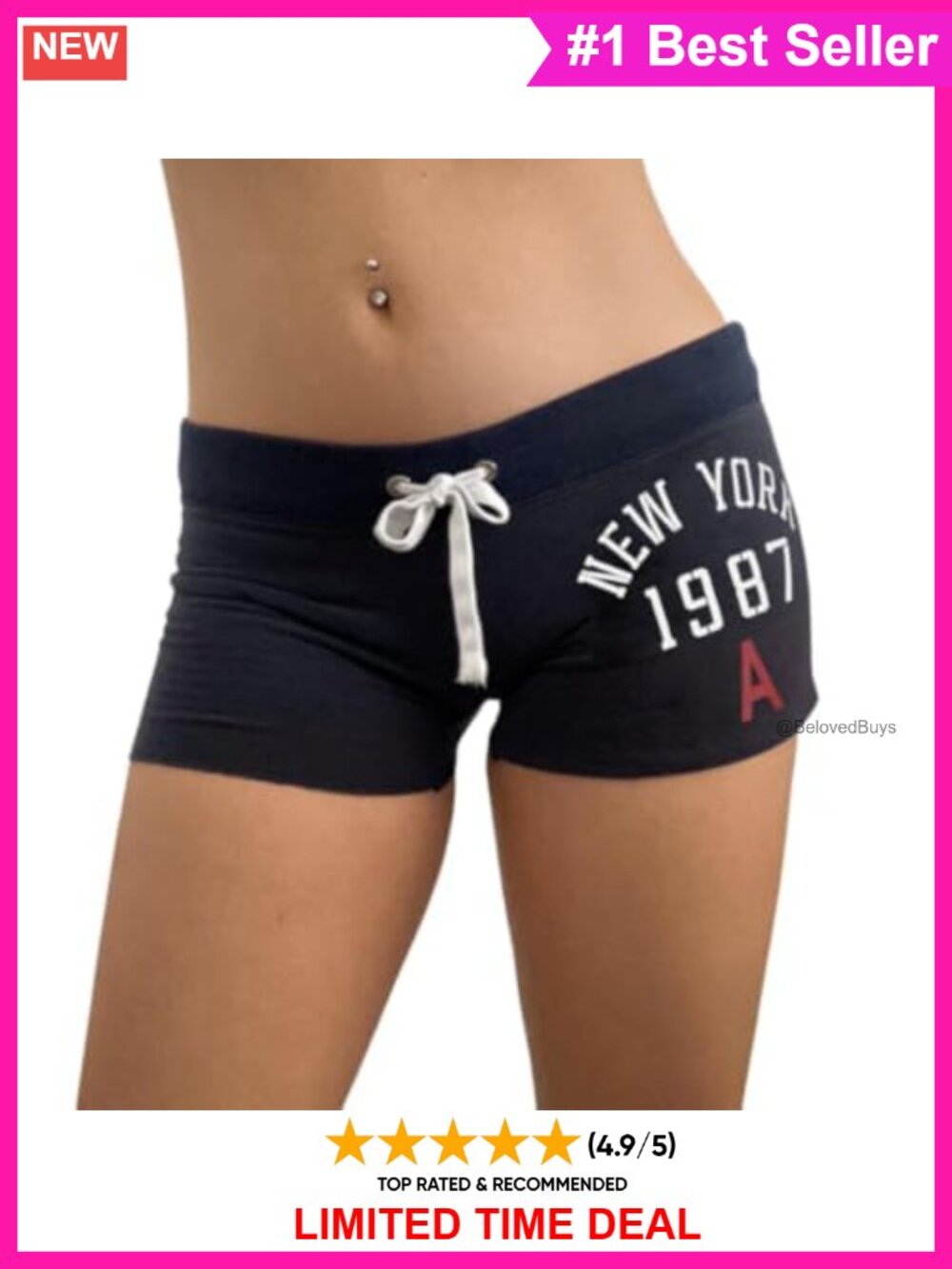 Micro Low Waist Drawstring Athletic Shorts Y2K Vintage Mini
